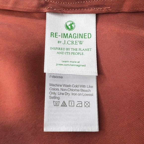 J. Crew Wildfire Red Gwen Sleeveless Cupro Slip Dress Plus Size 18 NWT BI679 - Picture 7 of 13